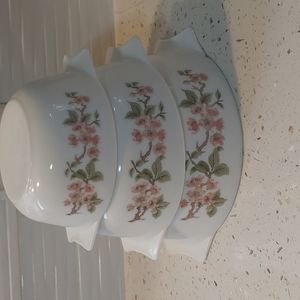 Pyrex cherry blossom set from England